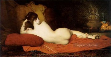 Jules Joseph Lefebvre Painting - Odalisque nude Jules Joseph Lefebvre